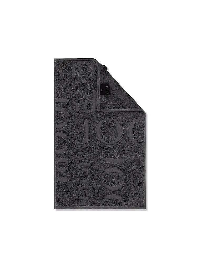 JOOP | Serviette d'invité 30x50cm STUDIO REPEAT Basalt | schwarz