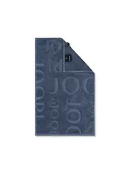 JOOP | Serviette d'invité 30x50cm STUDIO REPEAT Platine | Bleu foncé