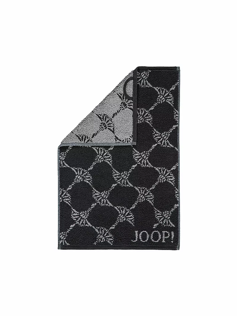JOOP | Serviette d'invité Cornflower 30x50cm Noir | Noir
