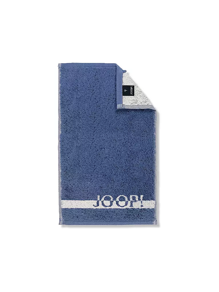 JOOP | Serviette d'invité SPLIT DOUBLEFACE 30x50cm Ocean | dunkelblau