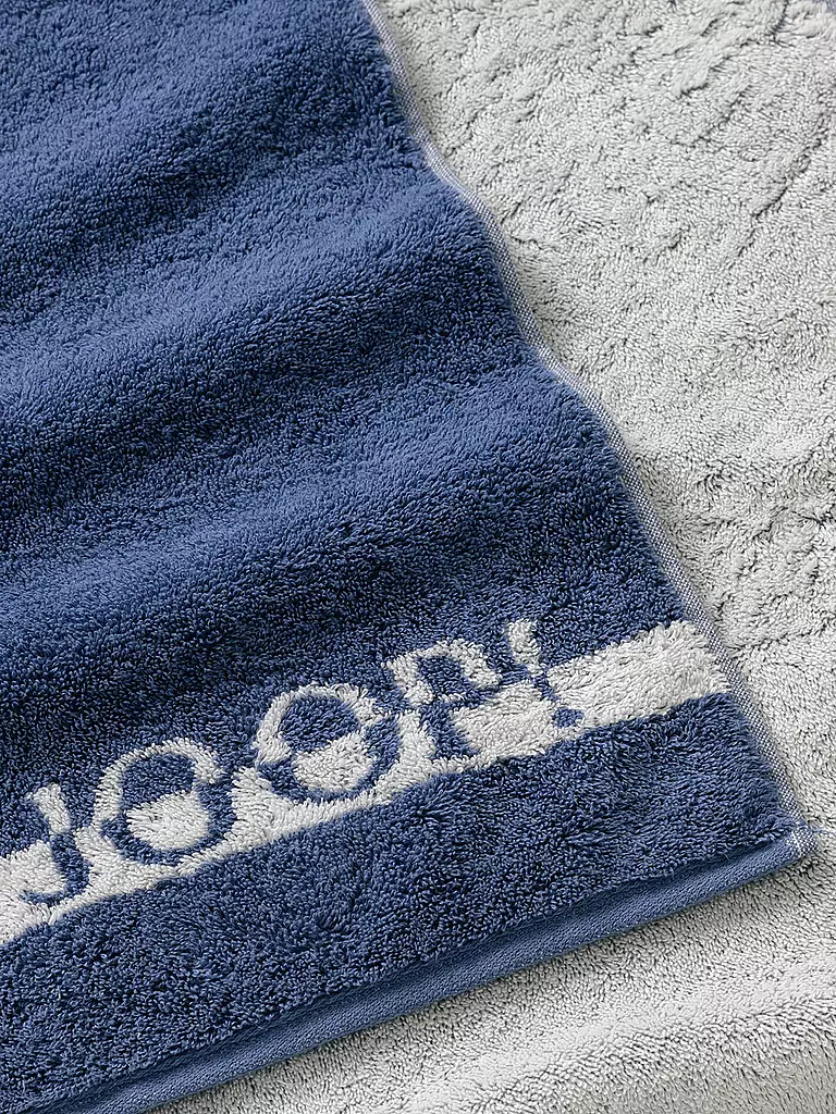 JOOP | Serviette d'invité SPLIT DOUBLEFACE 30x50cm Ocean | dunkelblau