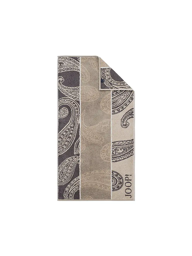 JOOP | Serviette de douche 80x150cm CONTOUR PAISLY Taupe | Camel