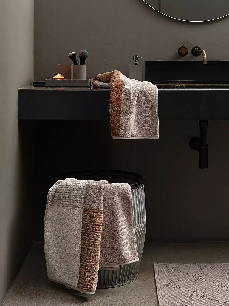 JOOP | Serviette de douche 80x150cm DIVEDED DOUBLEFACE Nature | beige