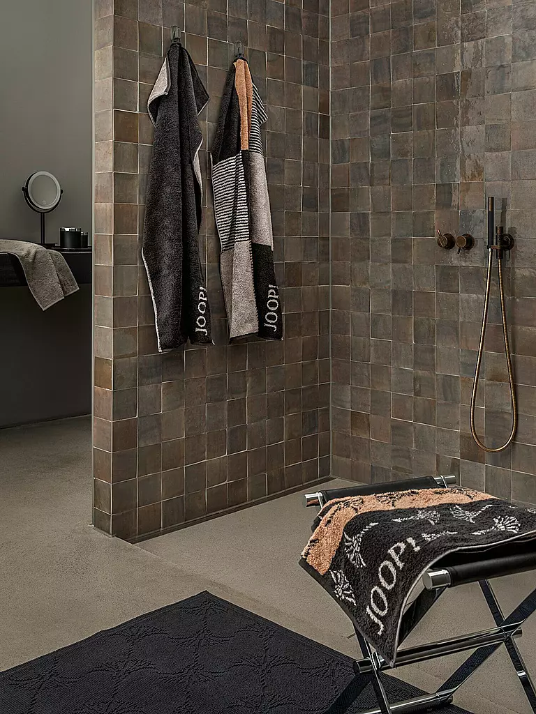 JOOP | Serviette de douche 80x150cm DIVEDED DOUBLEFACE Pierre | grau