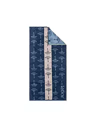 JOOP | Serviette de douche 80x150cm DIVIDED CORNFLOWER Natur | Bleu foncé