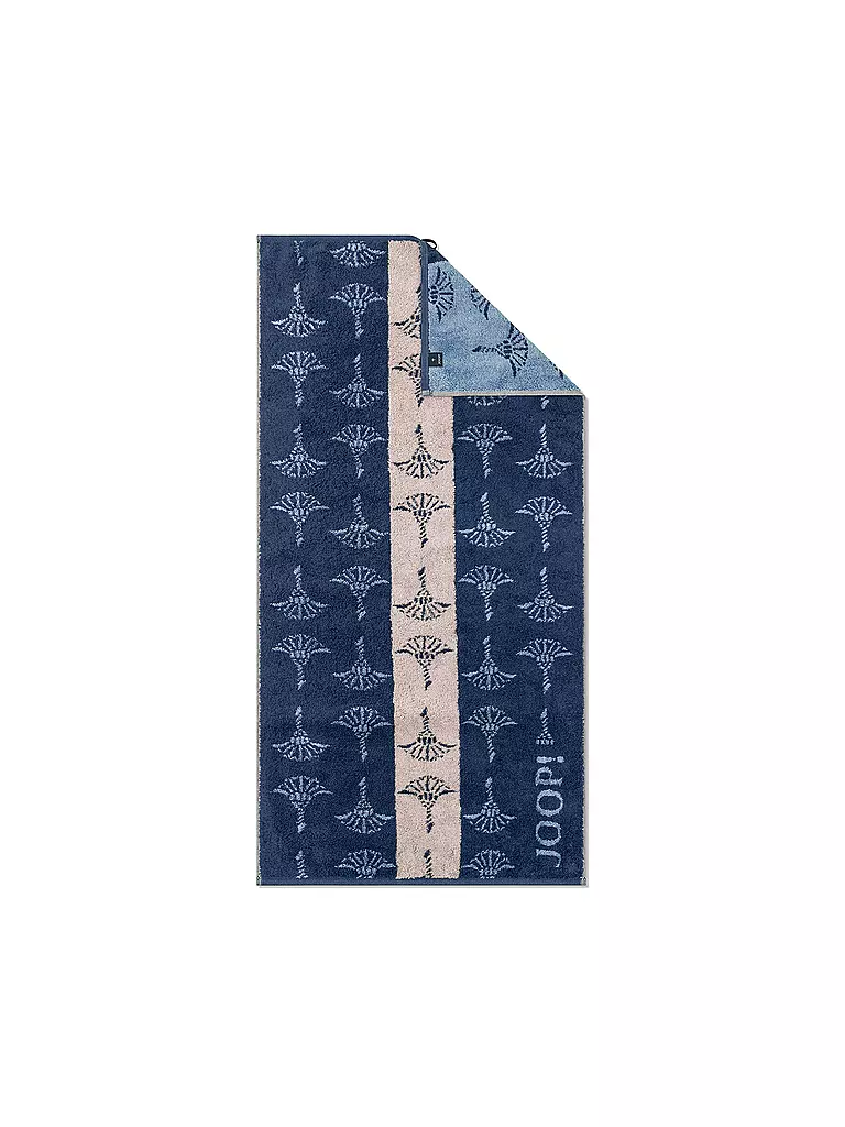 JOOP | Serviette de douche 80x150cm DIVIDED CORNFLOWER Aqua | dunkelblau