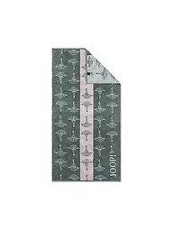 JOOP | Serviette de douche 80x150cm DIVIDED CORNFLOWER Natur | Vert foncé