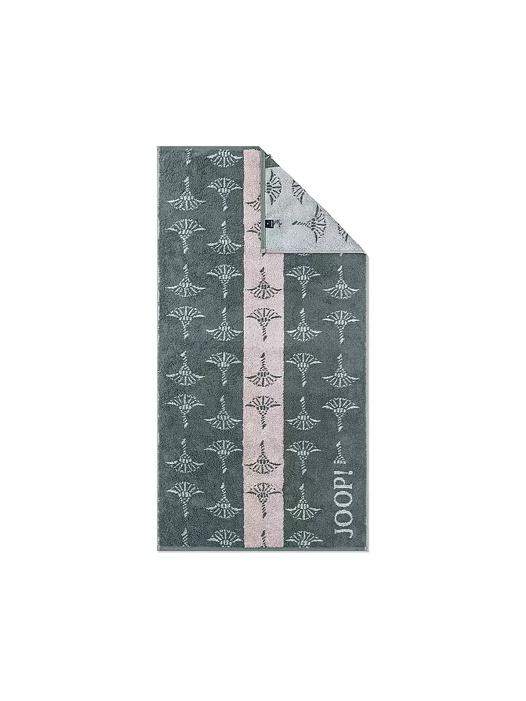 JOOP | Serviette de douche 80x150cm DIVIDED CORNFLOWER Sauge | dunkelgrün