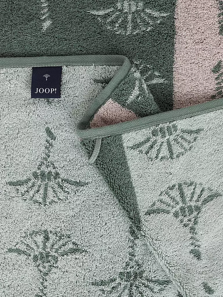 JOOP | Serviette de douche 80x150cm DIVIDED CORNFLOWER Sauge | dunkelgrün