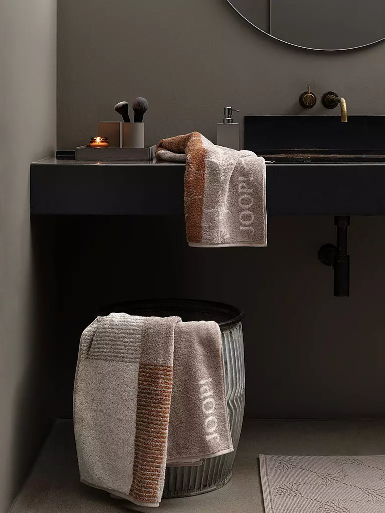 JOOP | Serviette de douche 80x150cm DIVIDED SQUARES Nature | beige