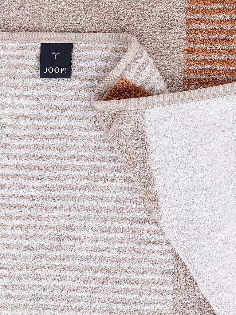 JOOP | Serviette de douche 80x150cm DIVIDED SQUARES Nature | beige