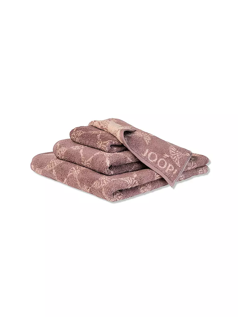 JOOP | Serviette de douche Classic Cornflower 80x150cm Rose | beere