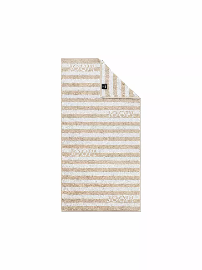 JOOP | Serviette de douche SPLIT STRIPES 80x150cm Nature | creme
