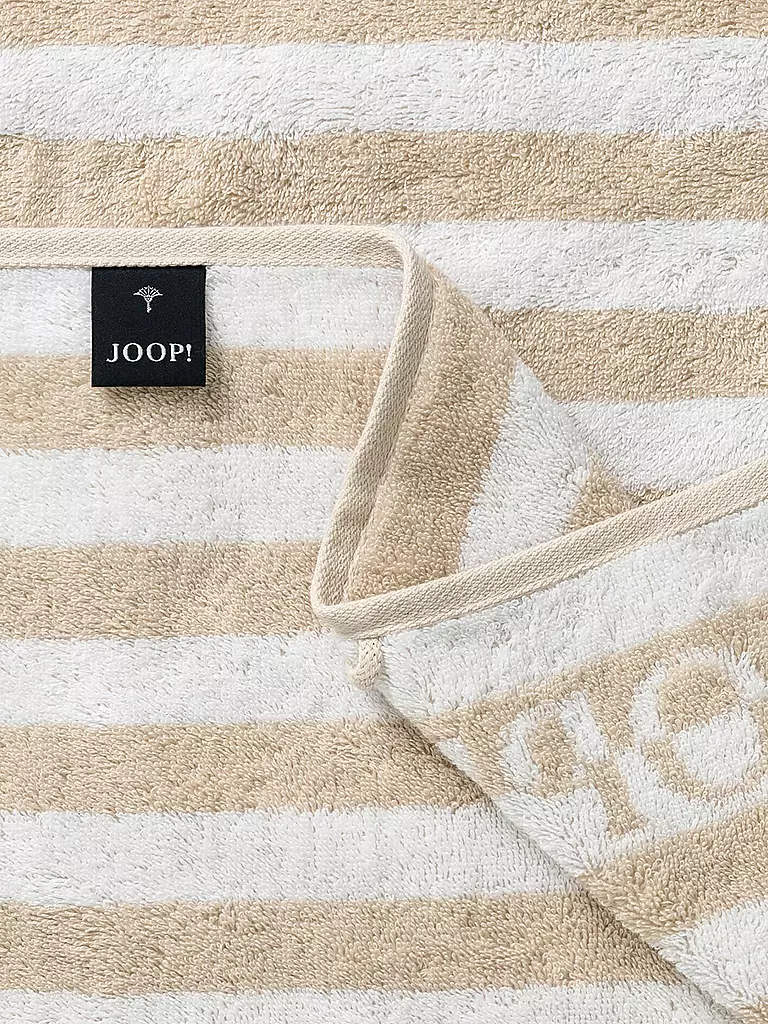 JOOP | Serviette de douche SPLIT STRIPES 80x150cm Nature | creme