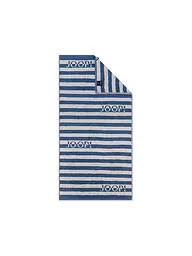 JOOP | Serviette SPLIT STRIPES 50x100cm Pinie | Bleu foncé