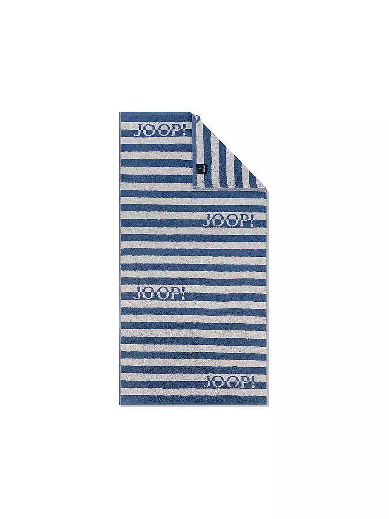 JOOP | Serviette SPLIT STRIPES 50x100cm Ocean | dunkelblau