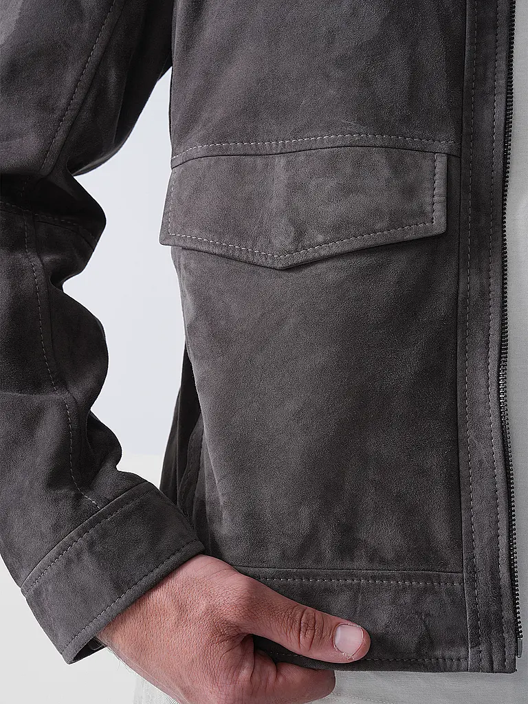JOOP | Veste en cuir | grau