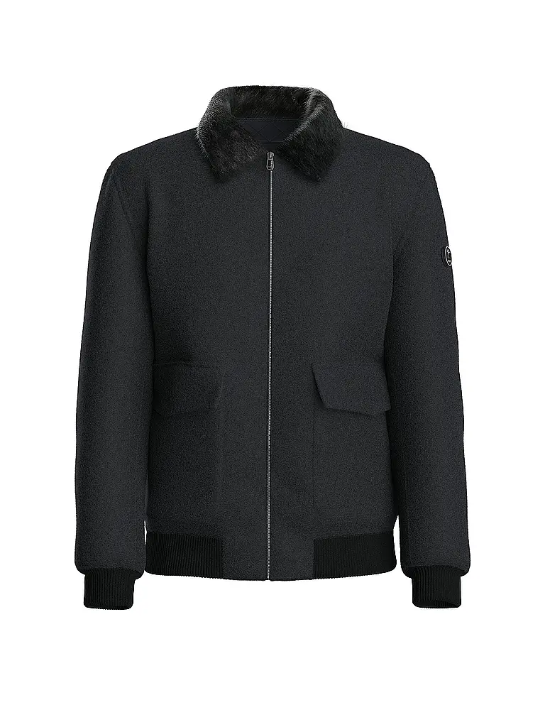 JOOP | Veste en laine DEREC | Bleu foncé
