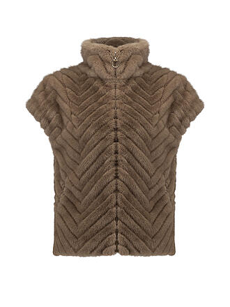 JOSEPH RIBKOFF | Gilet aspect fourrure
