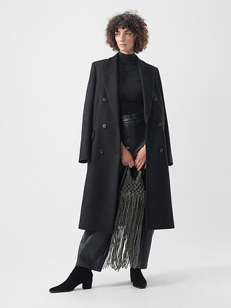 JOSEPH RIBKOFF | Pantalon effet cuir Barrel Leg 7/8