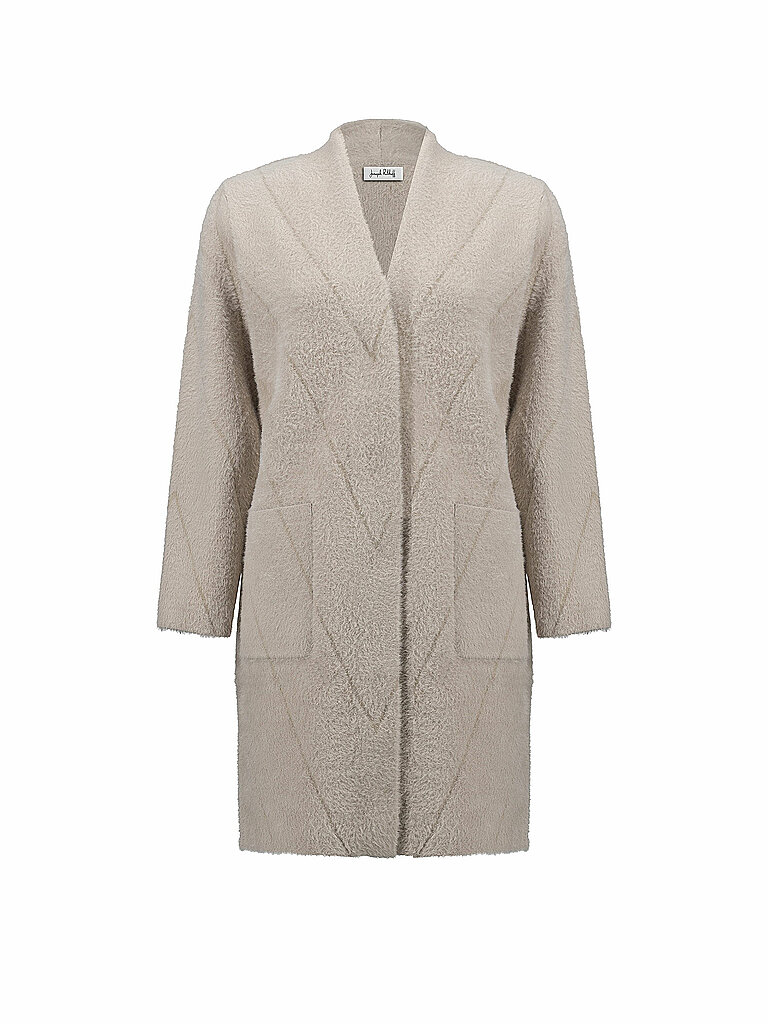 Manteau en fausse fourrure beige XL