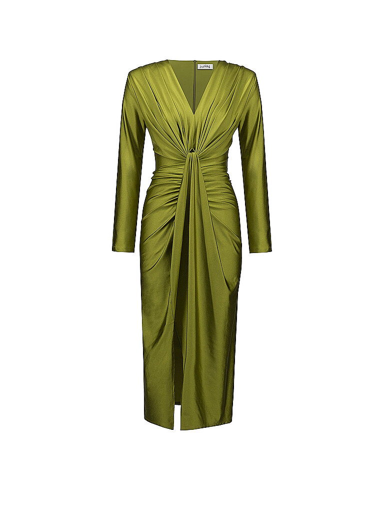 Robe de cocktail olive 40