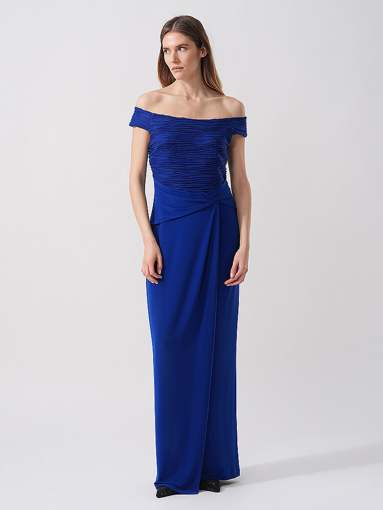 Robe de soirée bleu 44