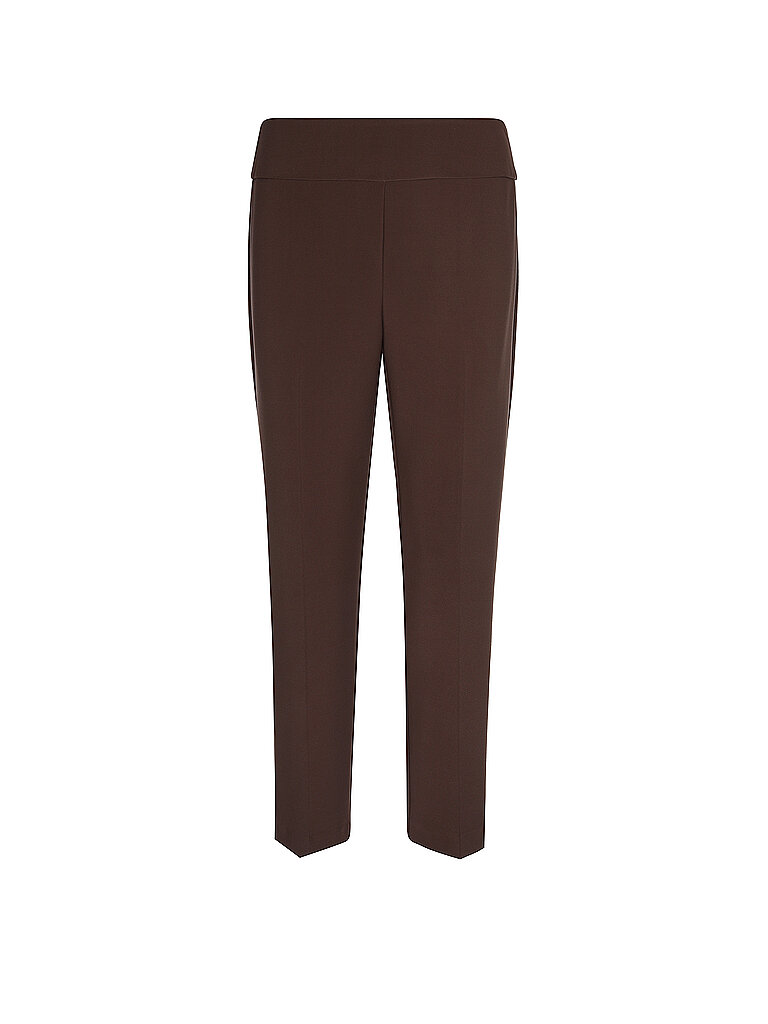 Pantalon en jersey 7/8 marron 38
