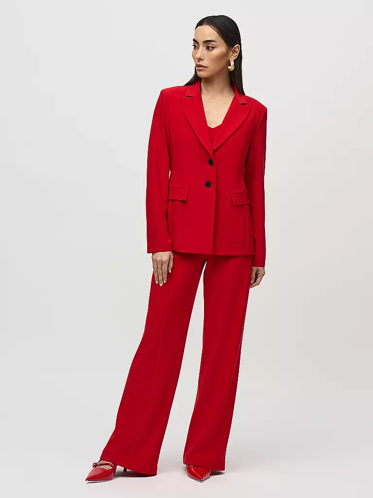 JOSEPH RIBKOFF | Blazer in Lederoptik  | Rouge