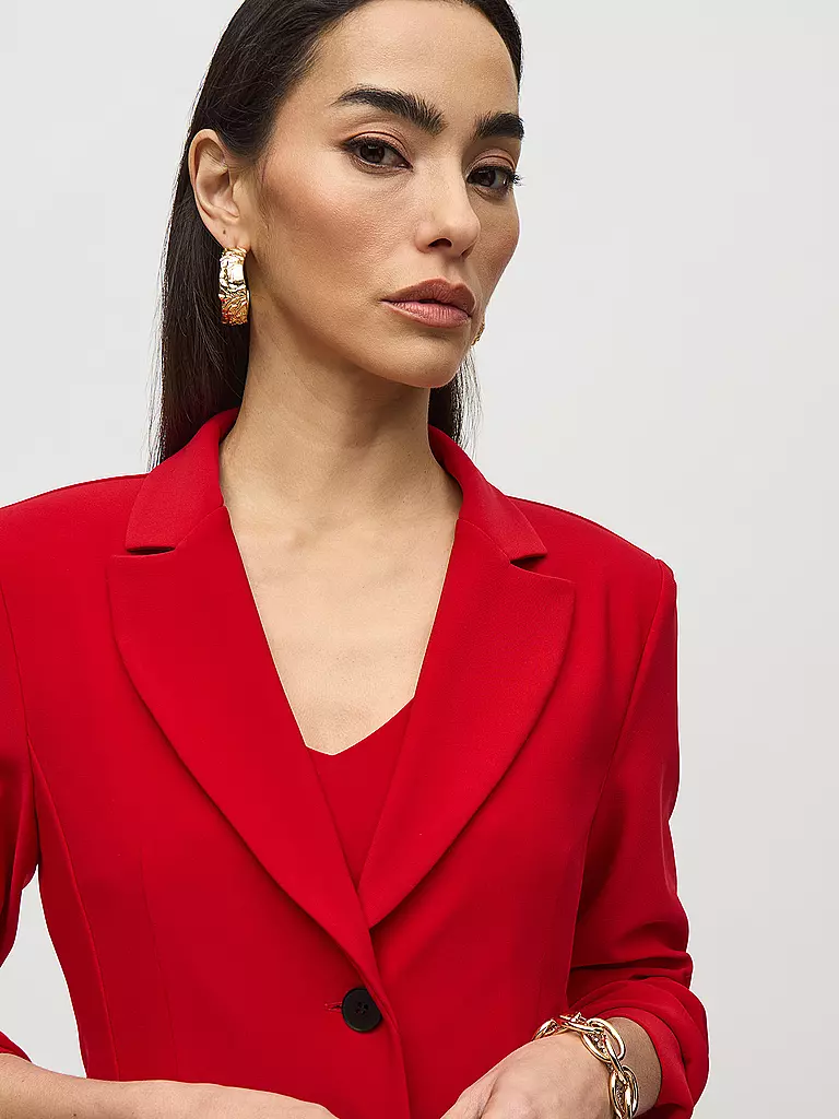 JOSEPH RIBKOFF | Blazer in Lederoptik  | Rouge