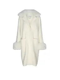 JOSEPH RIBKOFF | Manteau aspect fourrure | Crème