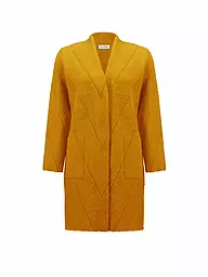 JOSEPH RIBKOFF | Manteau en fausse fourrure | Moutarde