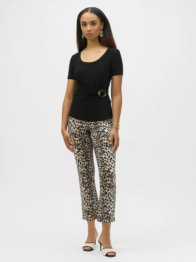 JOSEPH RIBKOFF | Pantalon 7/8 Coupe Évasée | beige