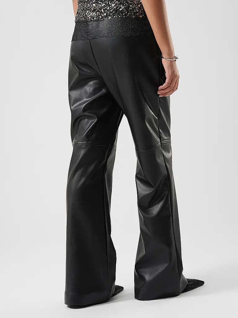 JOSEPH RIBKOFF | Pantalon aspect cuir | 