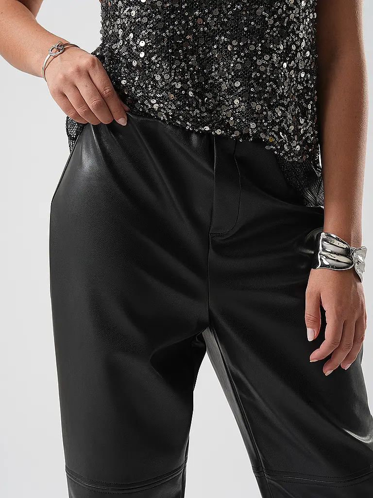 JOSEPH RIBKOFF | Pantalon aspect cuir | 