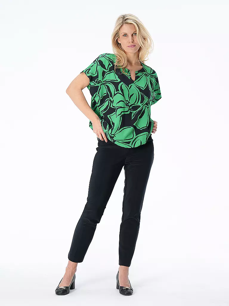JOSEPH RIBKOFF | Pantalon en jersey 7/8 | Bleu foncé
