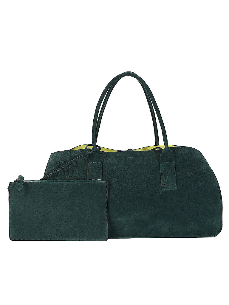 Sac en cuir - Tote Bag TAKEAWAY BAG Large vert foncé