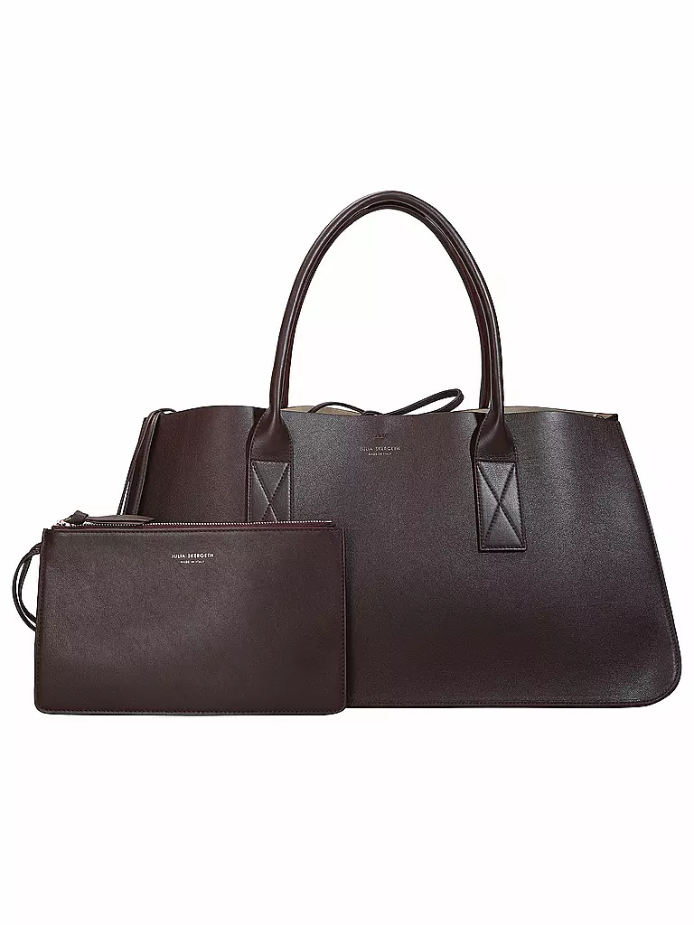 JULIA SKERGETH | Ledertasche - Shopper Large | Rouge foncé