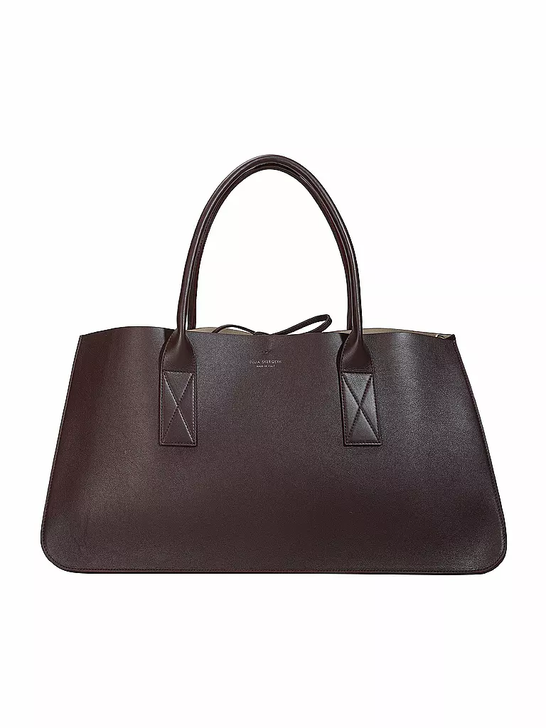 JULIA SKERGETH | Ledertasche - Shopper Large | Rouge foncé