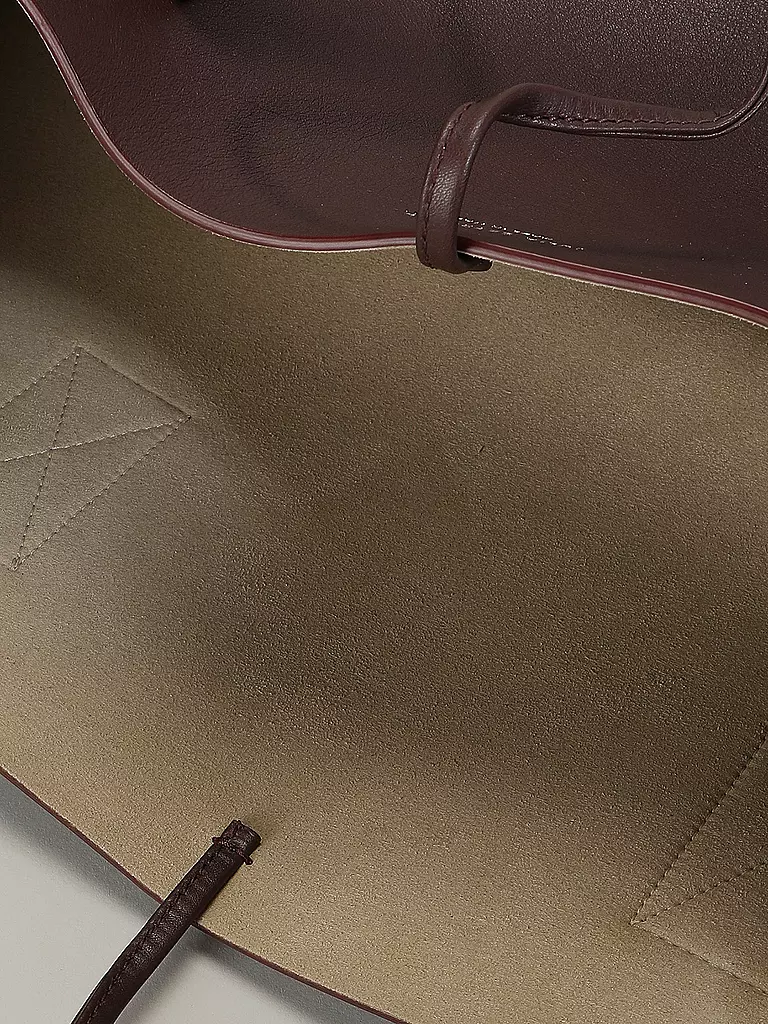 JULIA SKERGETH | Ledertasche - Shopper Large | Rouge foncé