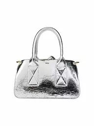 JULIA SKERGETH | Ledertasche - Shopper Small | Argent