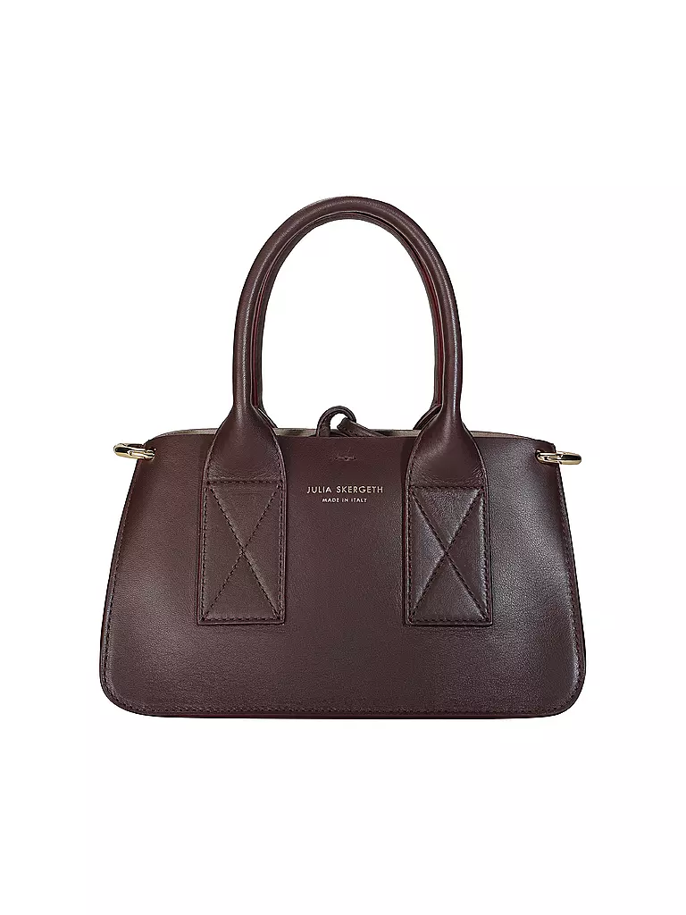 JULIA SKERGETH | Ledertasche - Shopper Small | Rouge foncé