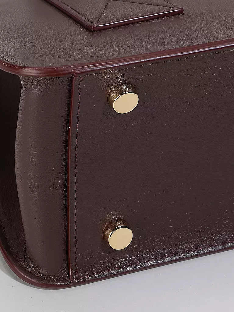 JULIA SKERGETH | Ledertasche - Shopper Small | Rouge foncé