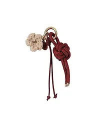 JULIA SKERGETH | Pendentif THE KNOT CHARM | Rouge foncé