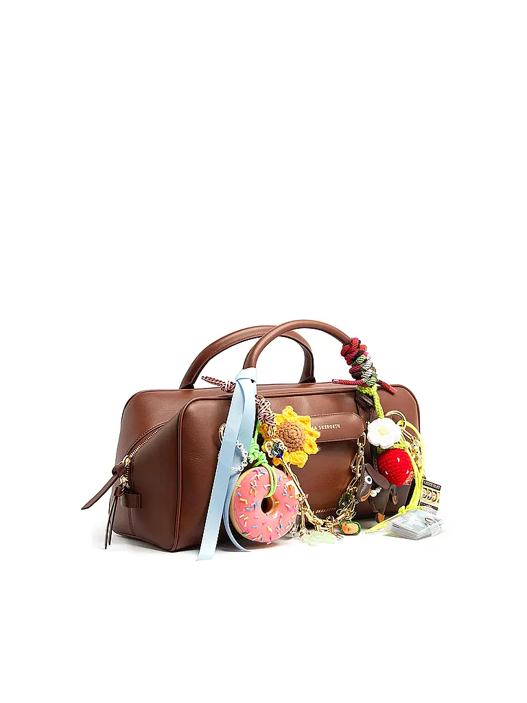 JULIA SKERGETH | Sac en cuir - Sac à main HÄNKELTASCHE MEDIUM | braun