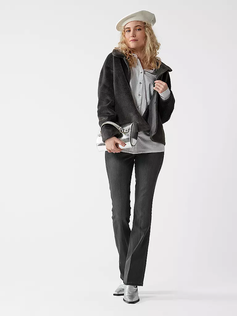 JULIA SKERGETH | Sac en cuir - Sac à main plat | silber