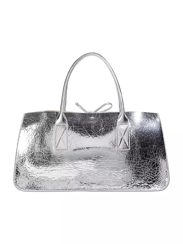 JULIA SKERGETH | Sac en cuir - Shopper Large | Argent
