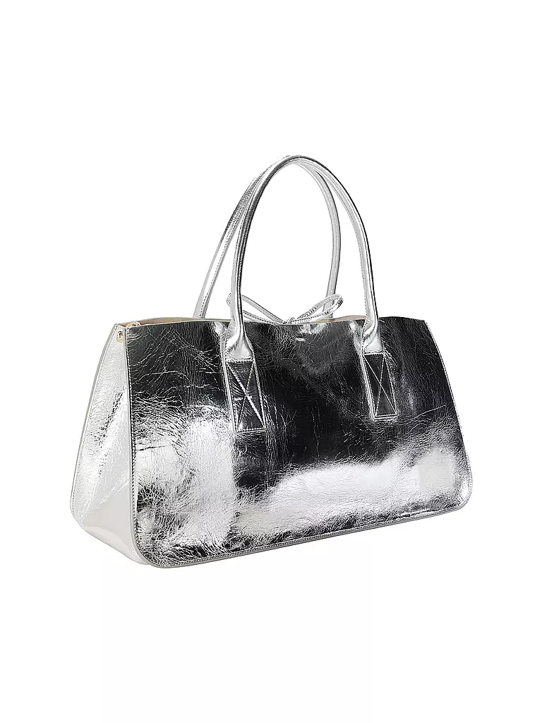 JULIA SKERGETH | Sac en cuir - Shopper Large | Argent