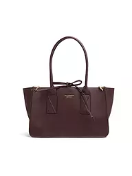 JULIA SKERGETH | Sac en cuir - Shopper Medium | Rouge foncé
