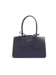 JULIA SKERGETH | Ledertasche - Shopper Medium | Bleu foncé